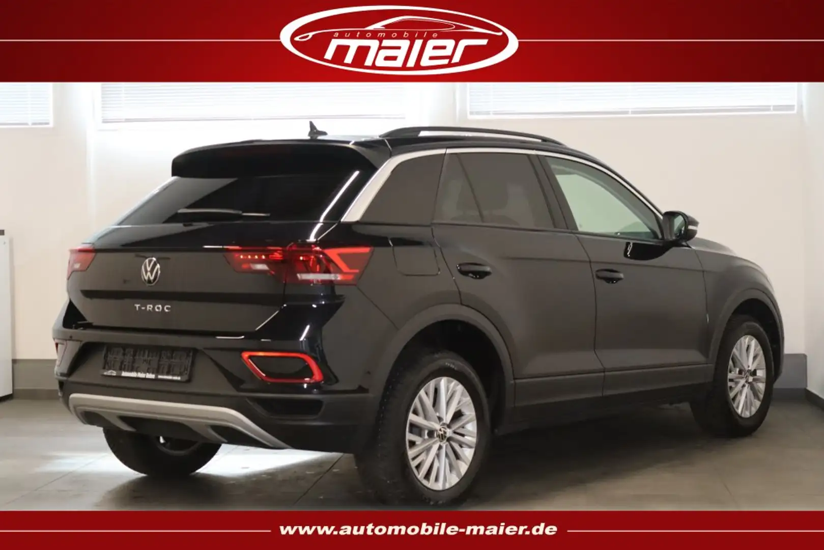 Volkswagen T-Roc TSI Life-Virtual-Navi-LED-DAB-Apps-SHZ- Schwarz - 2