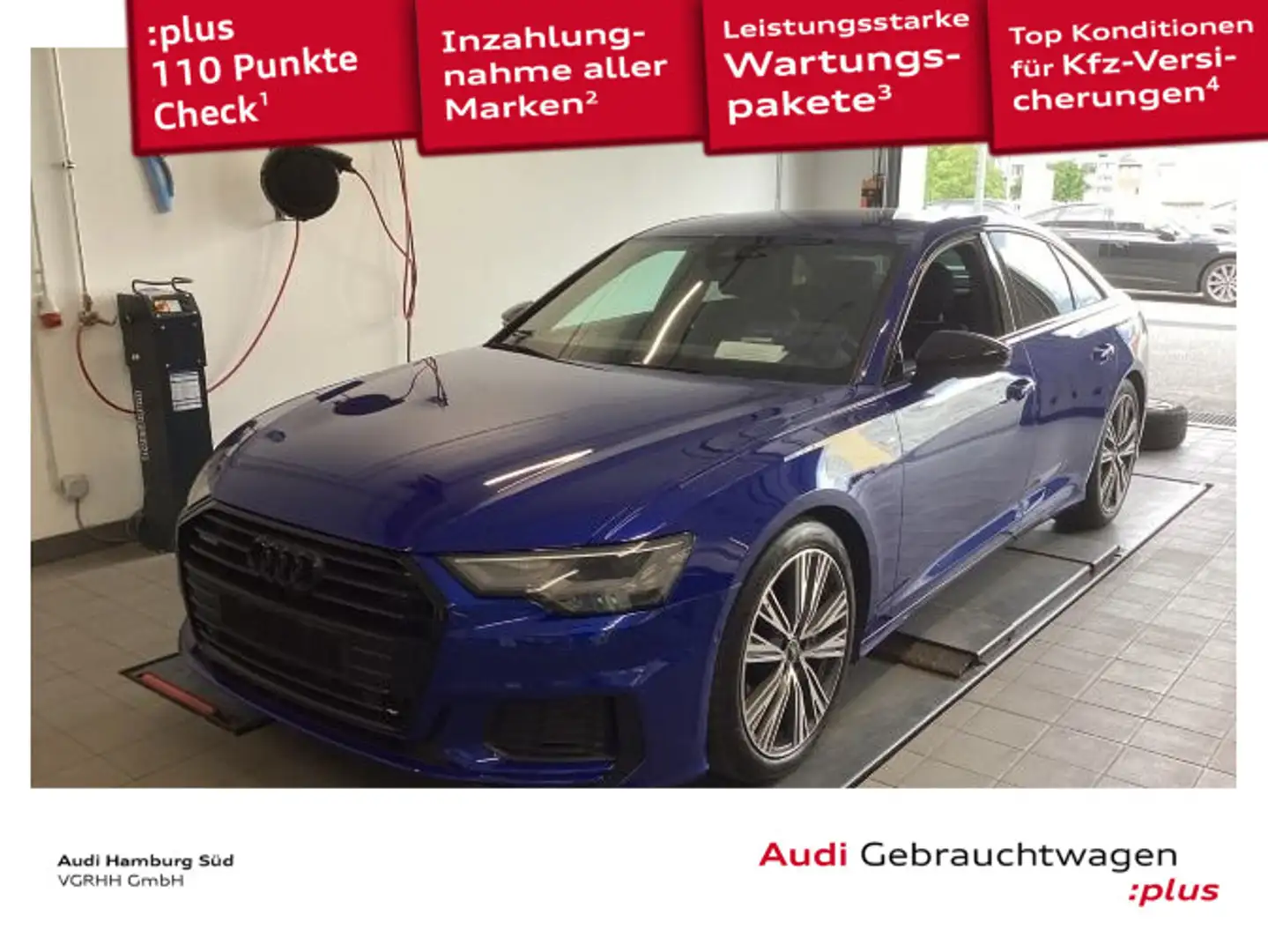 Audi A6 50 TFSI e quattro S tronic 2xS LINE/NAVI/LM20 Blu/Azzurro - 1