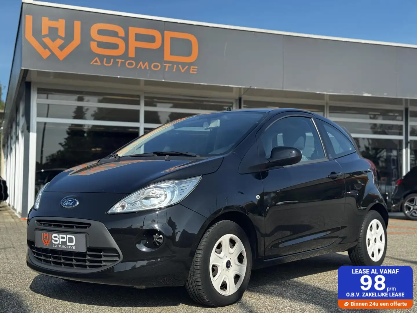 Ford Ka/Ka+ 1.2 Style start/stop|Airco|Lage KM| Schwarz - 1