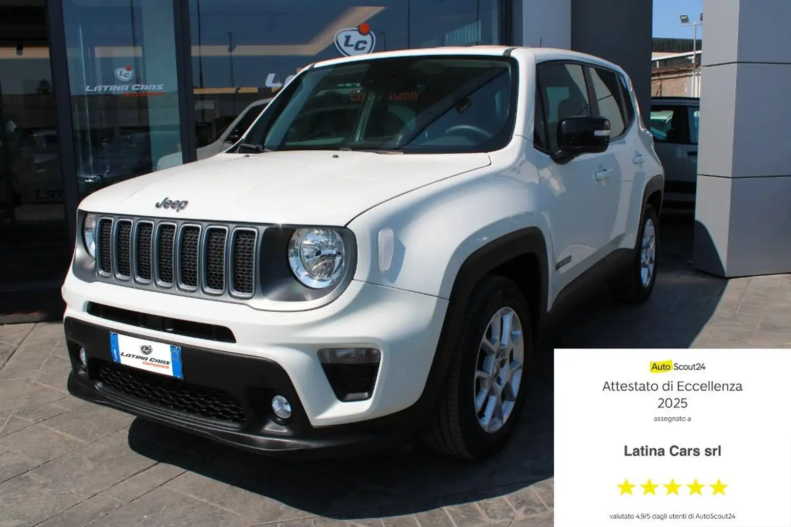 Jeep Renegade 1.6 mjt Limited 2wd 130cv con CarPlay Blanc - 1