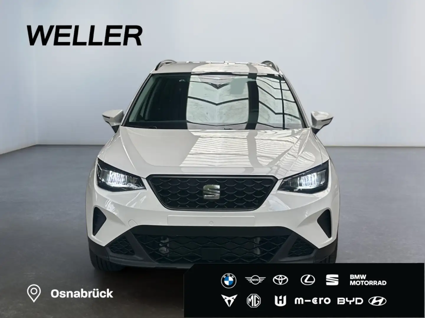 SEAT Arona Road Edition 1.0 TSI *Kessy*SHZ*Start Stopp*NAVI Blanc - 2
