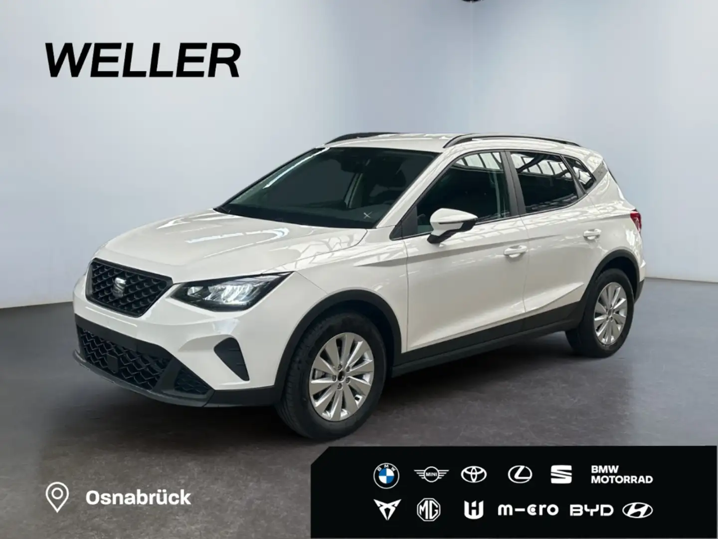 SEAT Arona Road Edition 1.0 TSI *Kessy*SHZ*Start Stopp*NAVI Blanc - 1