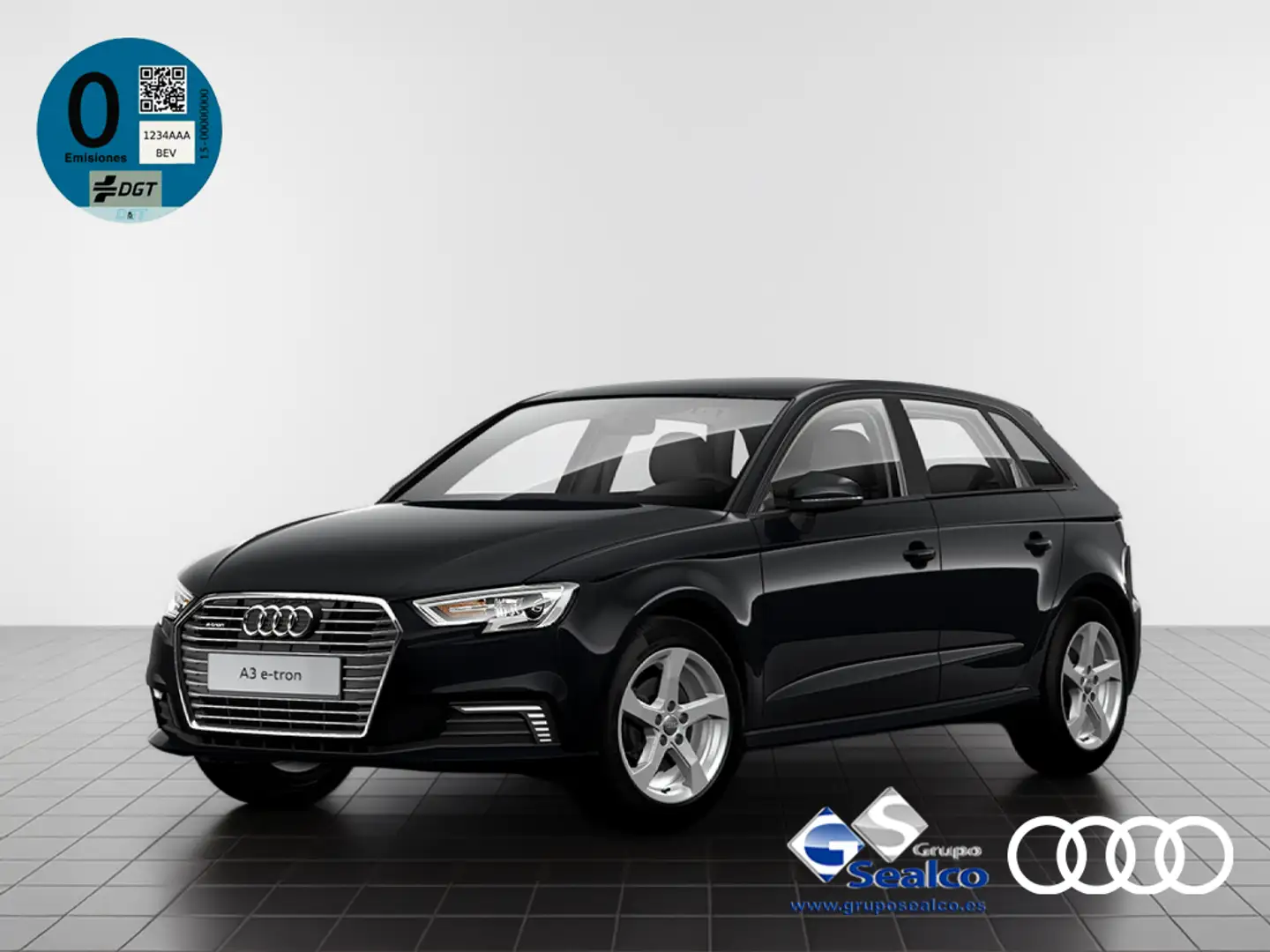 Audi A3 Sportback 40 e-tron S line S tronic Noir - 1