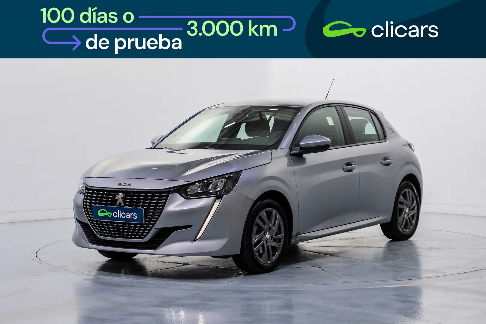 Peugeot 208 1.2 Puretech S&S Active Pack 100 Gris - 1