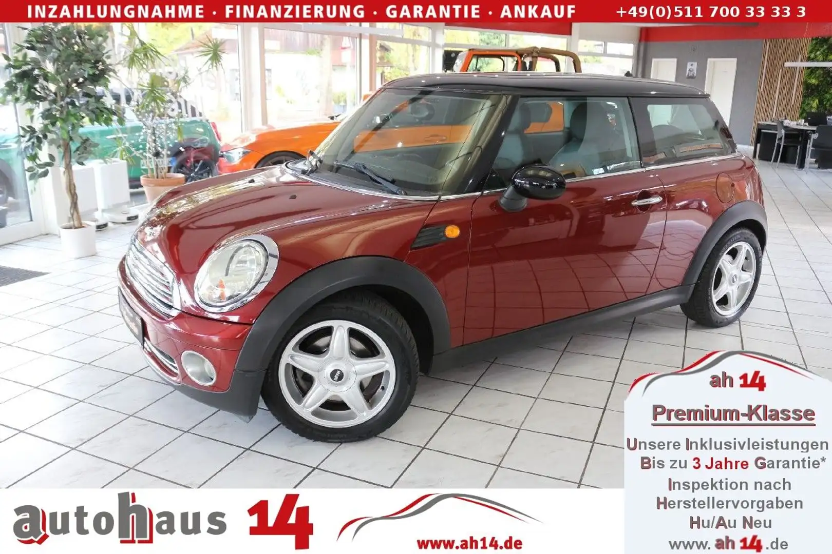 MINI Cooper - Leder-Tempomat-Klima-Ambiente-Garanti Rot - 1