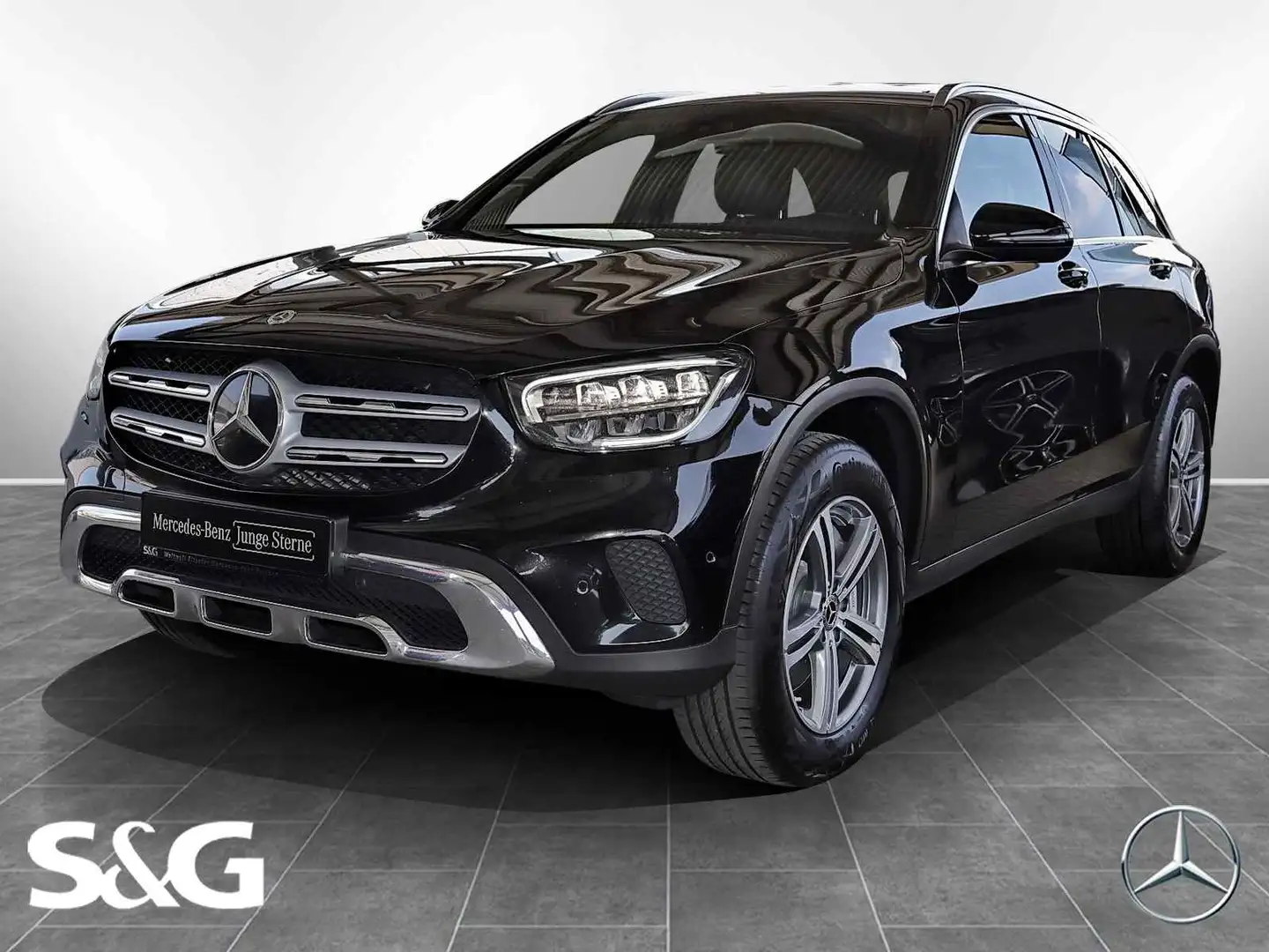 Mercedes-Benz GLC 300 de 4M AHK+TOTWINKEL+DISTRONIC+CARPLAY Zwart - 1