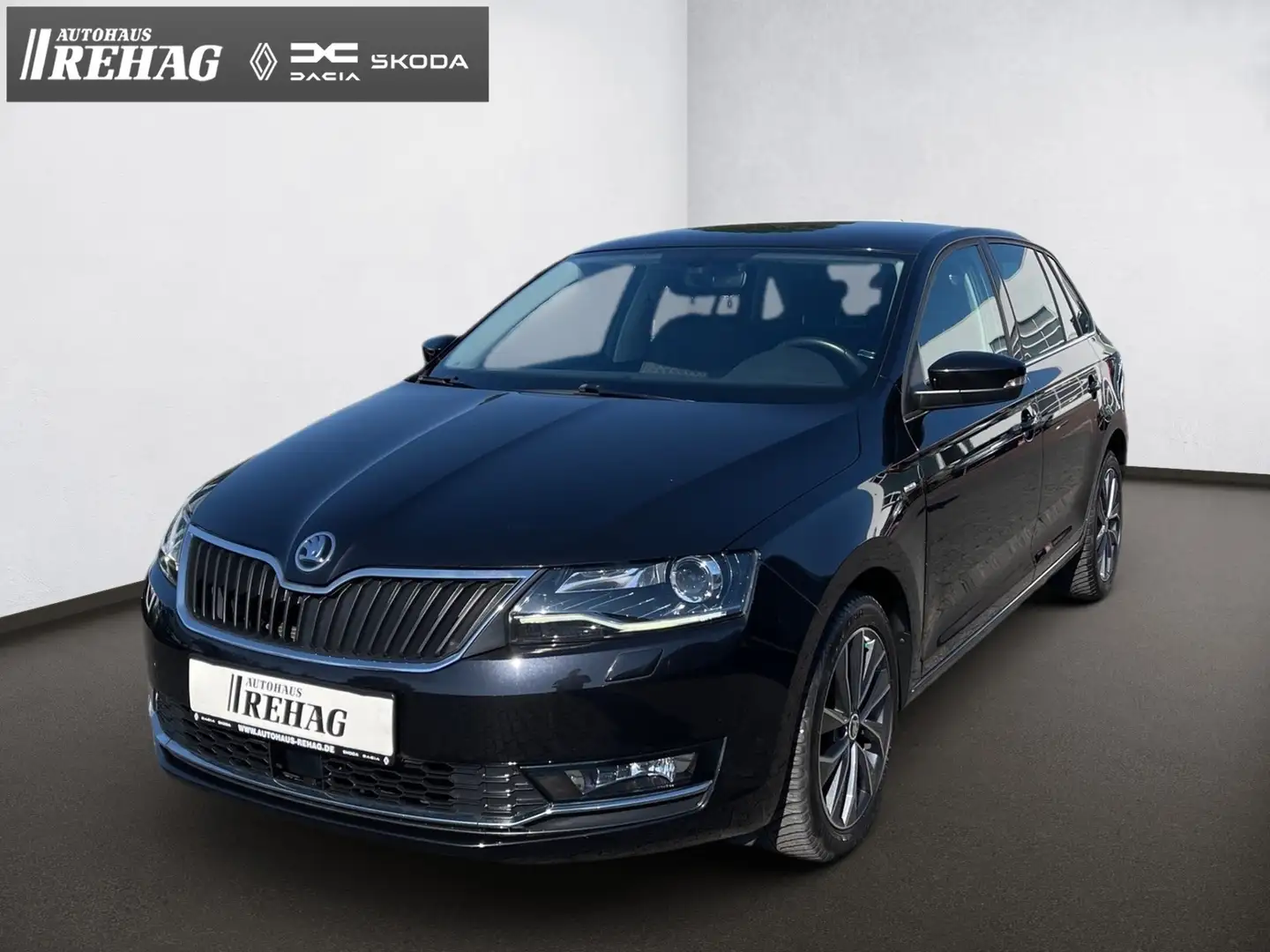 Skoda Rapid/Spaceback Spaceback 1.0 TSI *KLIMA*SH*APPLE*ANDROID* Чорний - 1