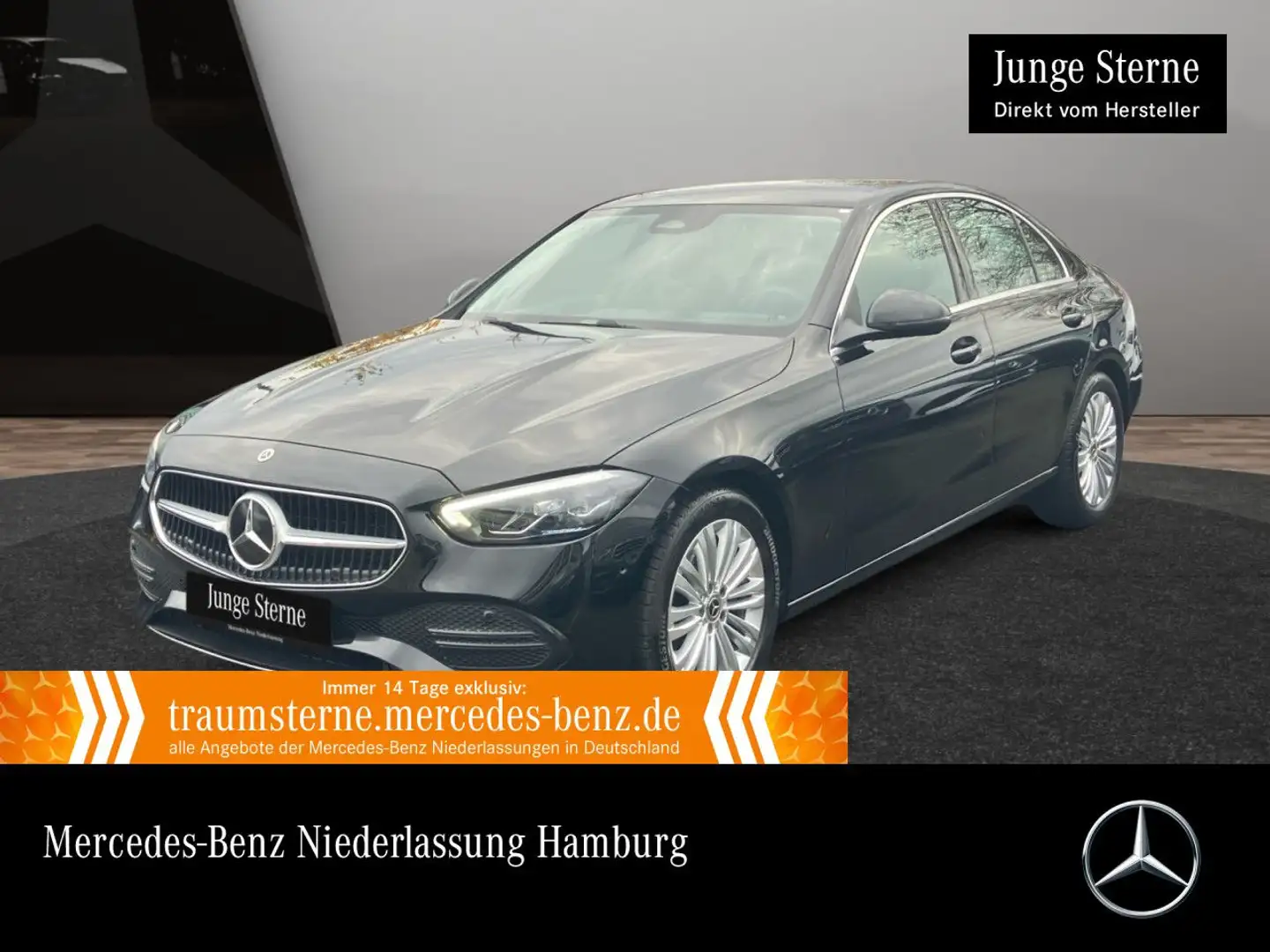 Mercedes-Benz C 180 AVANTG+LED+KAMERA+TOTW+KEYLESS+9G Schwarz - 1