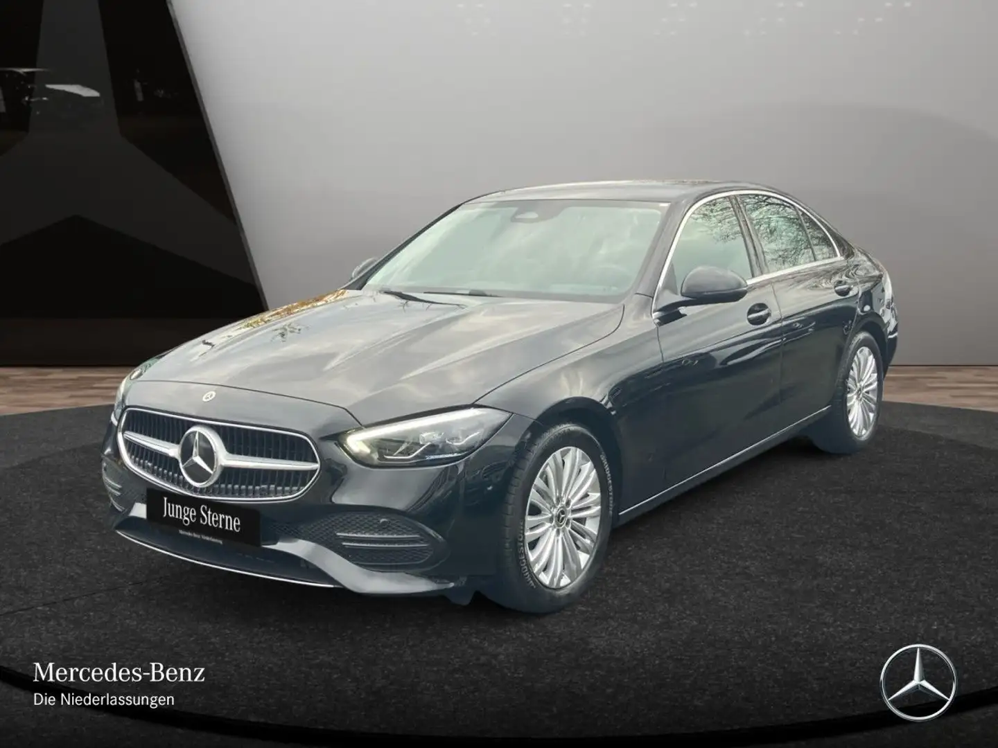 Mercedes-Benz C 180 AVANTG+LED+KAMERA+TOTW+KEYLESS+9G Schwarz - 2