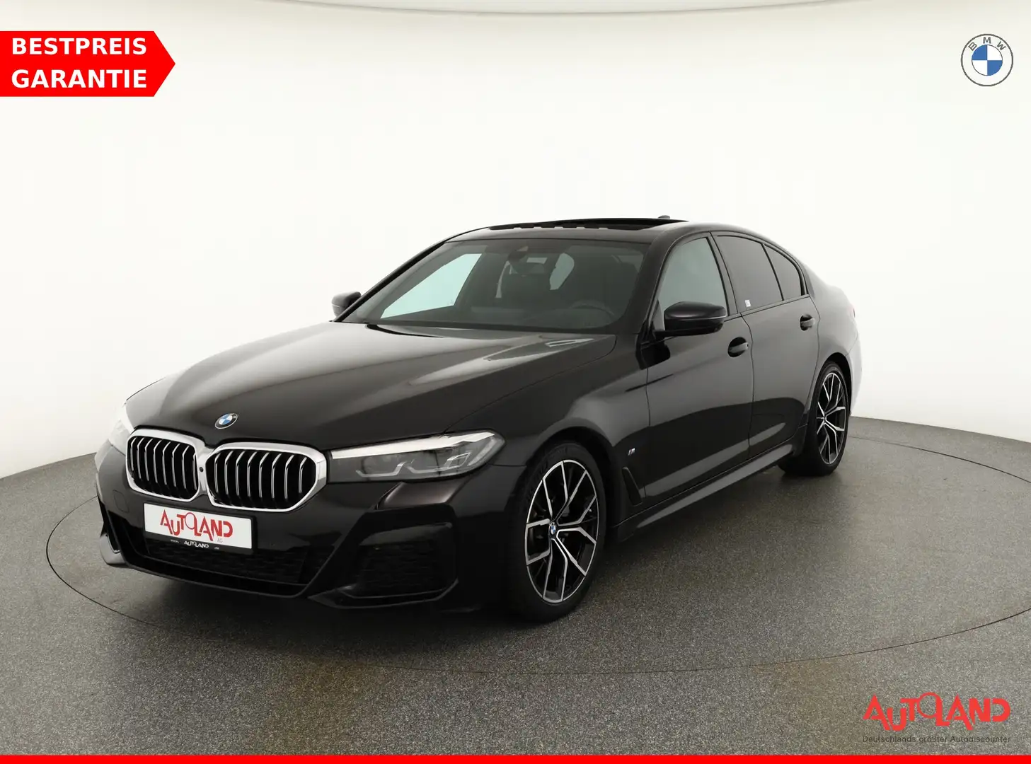 BMW 520 520d xDrive M Sport Aut. LED Navi Pano 360° Noir - 1