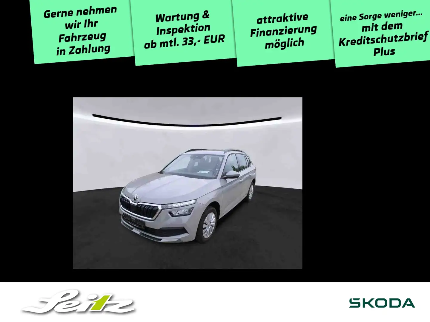 Skoda Kamiq 1.0 TSI Ambition *AHK*PARKSENSOR*SITZH* Grau - 1