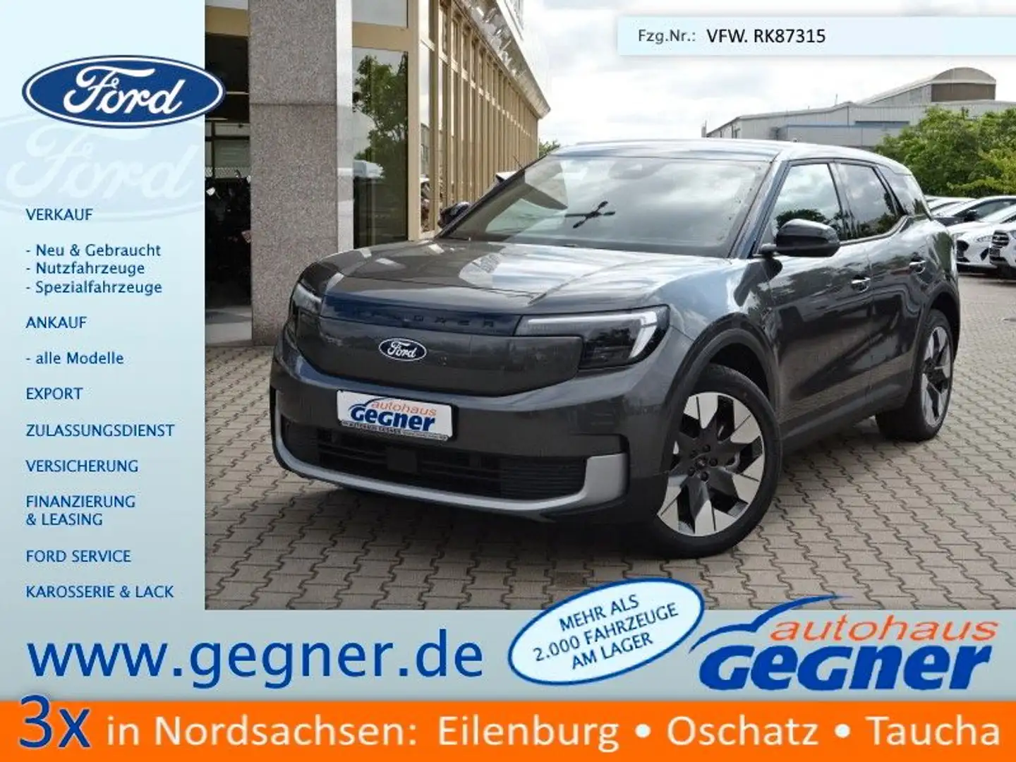 Ford Explorer BEV Premium 4x4 Ext.Range 79kWh WärmeP Gris - 1