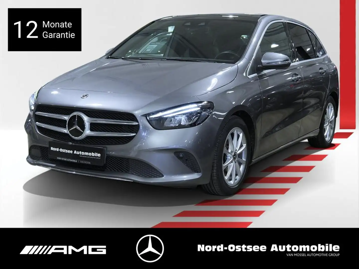 Mercedes-Benz B 200 PROGRESSIVE PANO STANDHZ LED DAB PARKPAKE Grau - 1