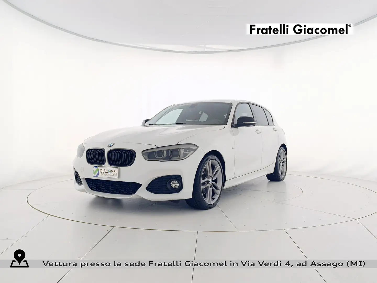 BMW 120 120i msport 5p auto Bianco - 1
