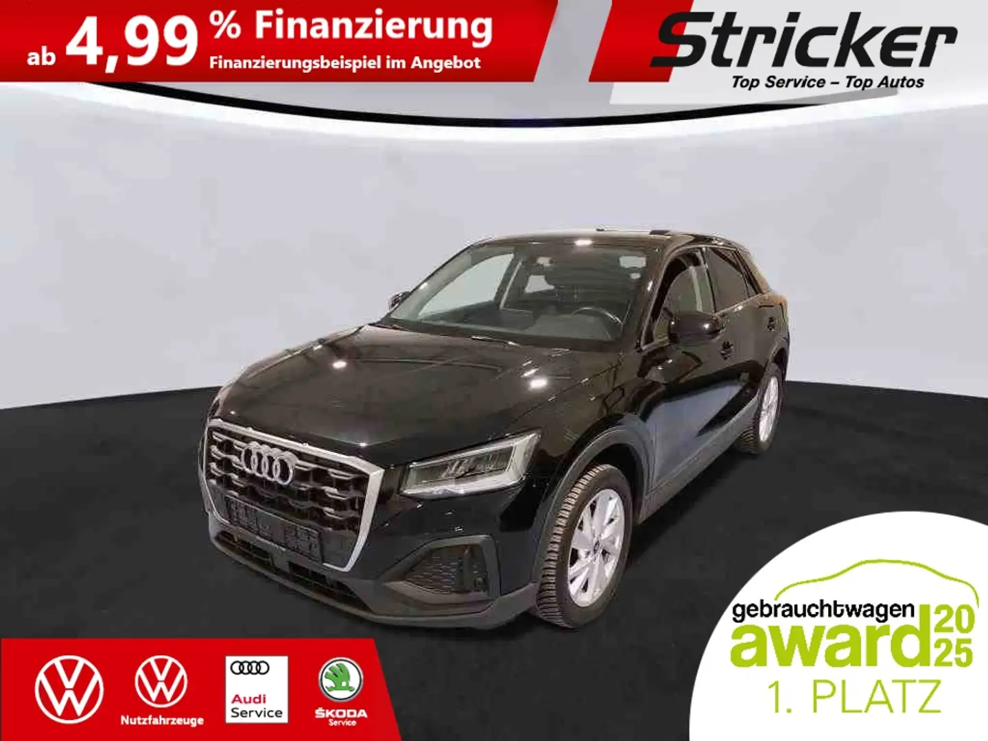 Audi Q2 35 1.5TFSI S-tronic 285,-ohne Anzahlung Navi Kame Schwarz - 1