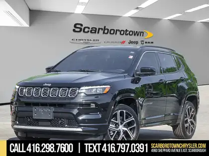 Black 2024 Jeep Compass Limited 4WD SUV / Crossover Four-Wheel Drive 8-Speed Automatic