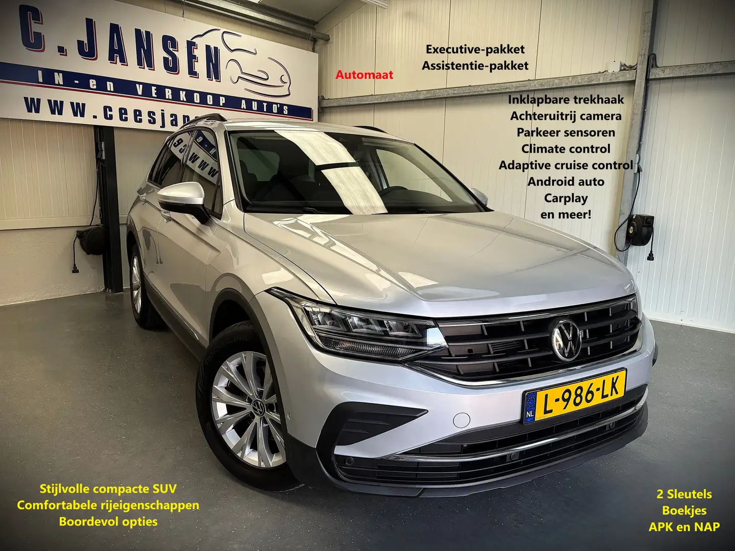 Volkswagen Tiguan 1.5 TSI Life 1e EIGENAAR !!!! Grijs - 1