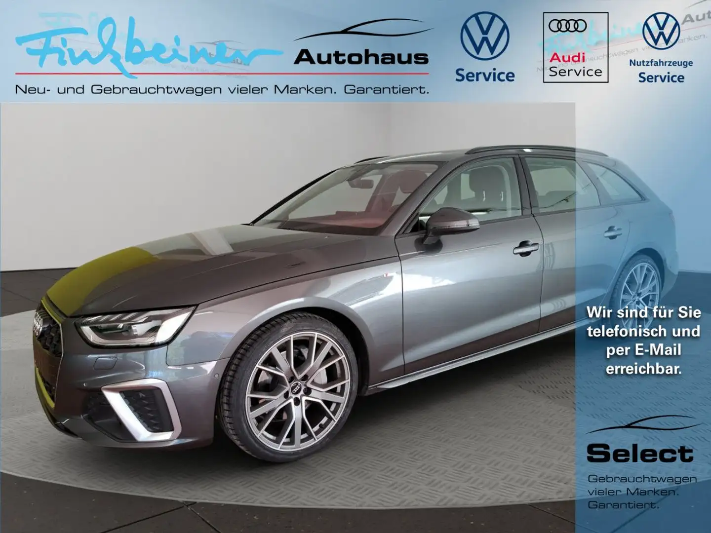 Audi A4 Avant S-Line quattro 40 TFSI S-tronic Bluetooth Grigio - 1