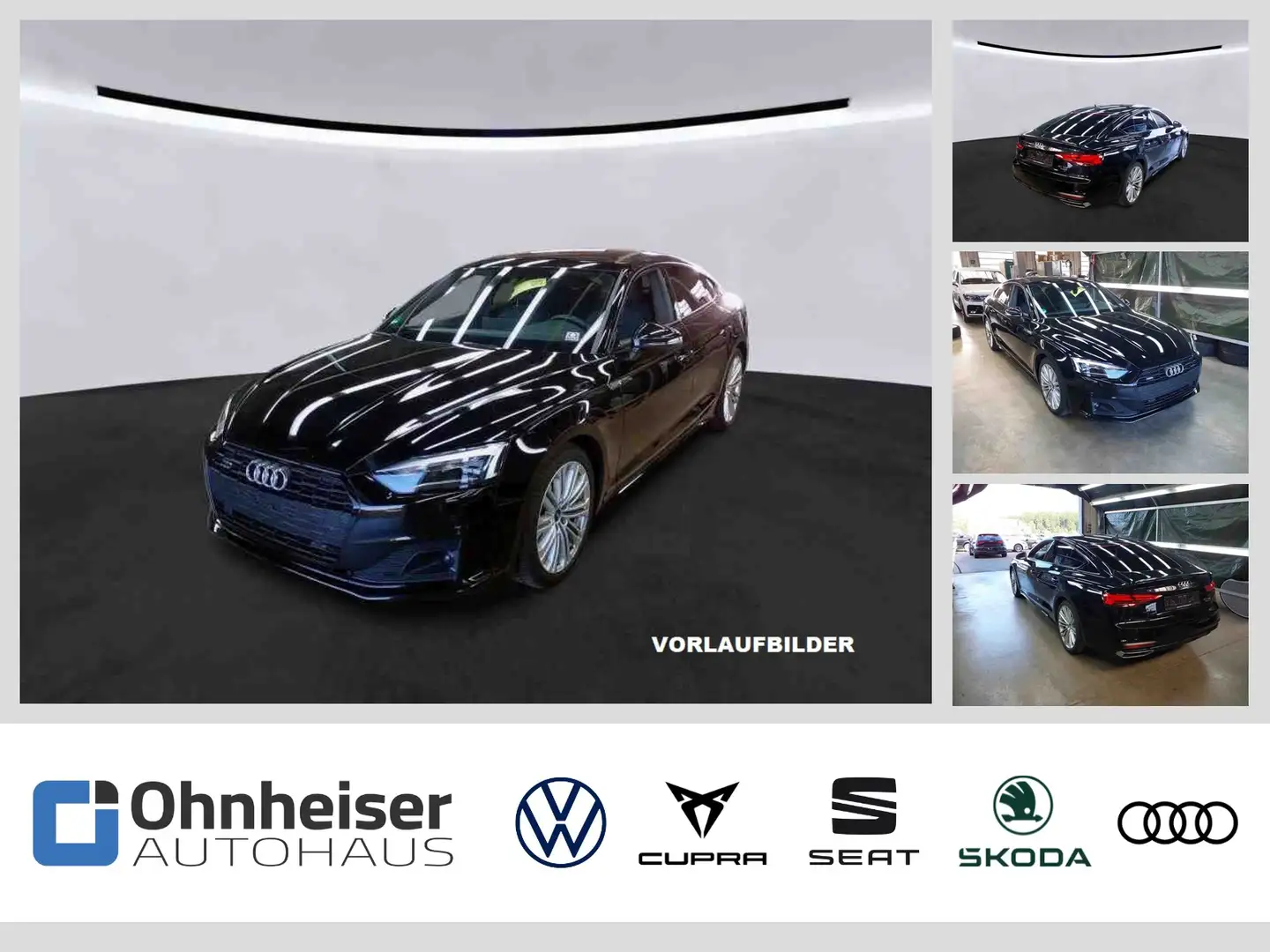 Audi A5 Sportback 2.0 TDI quattro KAM*Virtual*SHZ*NAV*D Zwart - 1