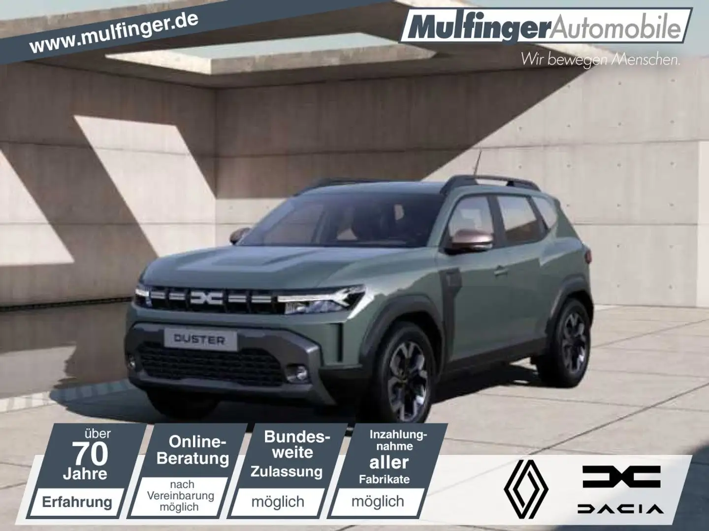 Dacia Duster Extreme TCe 130 Kamera Klimaaut. EPH SHZ Bluetooth Vert - 1