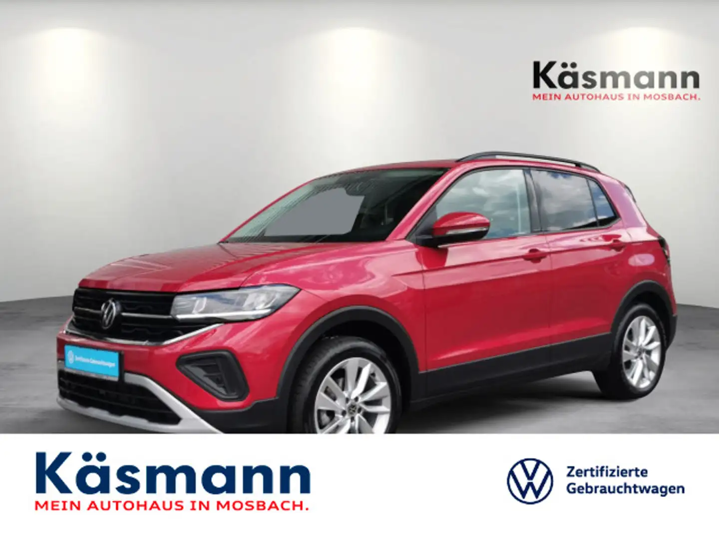 Volkswagen T-Cross Life 1.0TSI NAVI KAM SHZ Rouge - 1