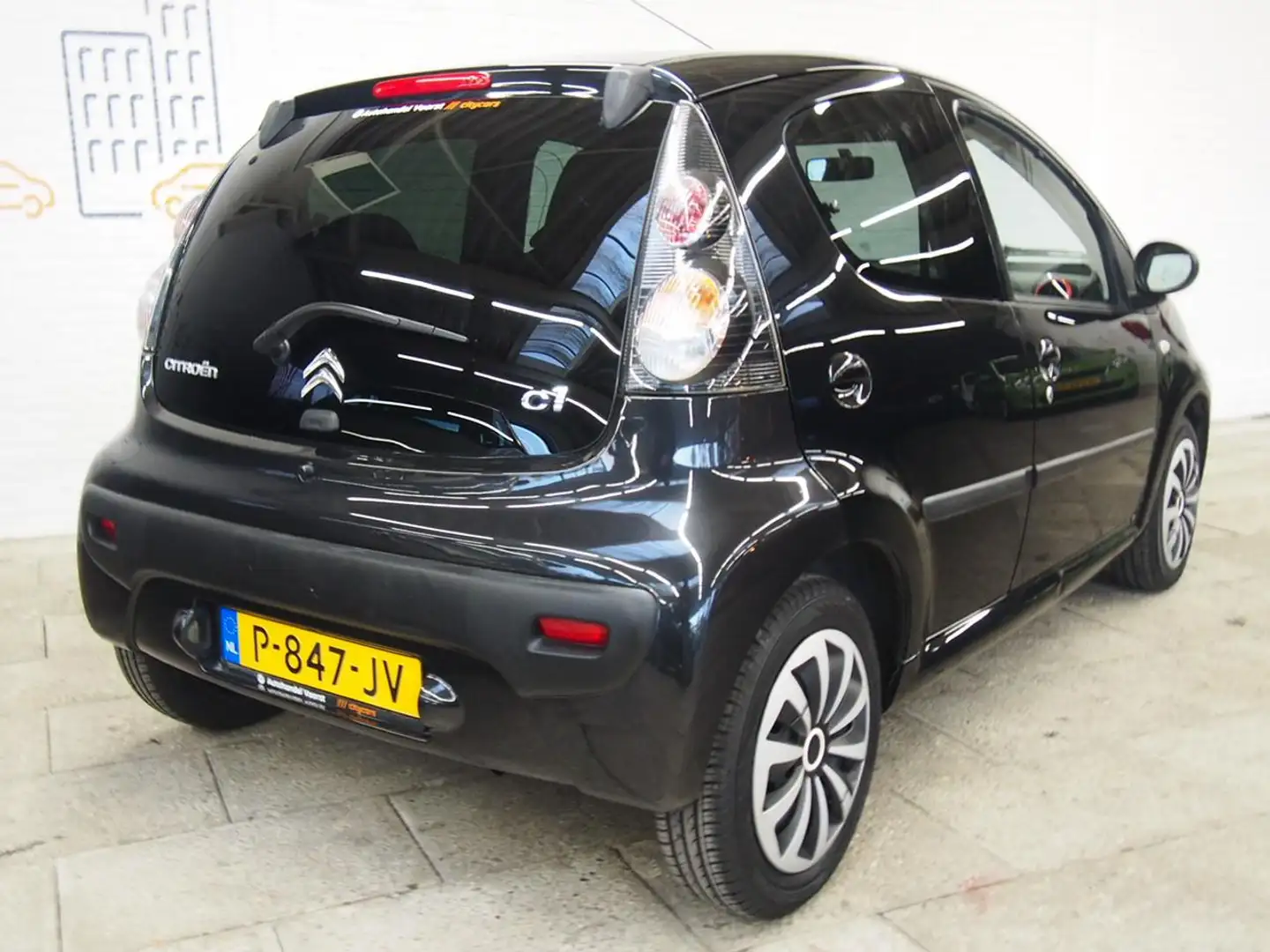 Citroen C1 1.0 Collection Airco (APK:Nieuw) Incl.Garantie Zwart - 2