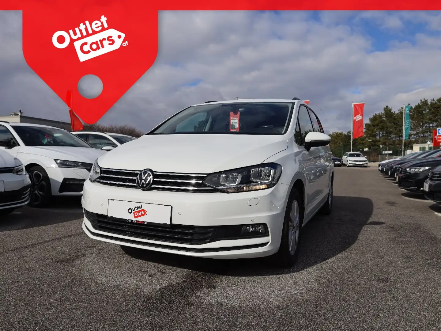 Volkswagen Touran 2.0 TDI DSG Comfortline AHK+LED+NAVI+RFK Weiß - 1