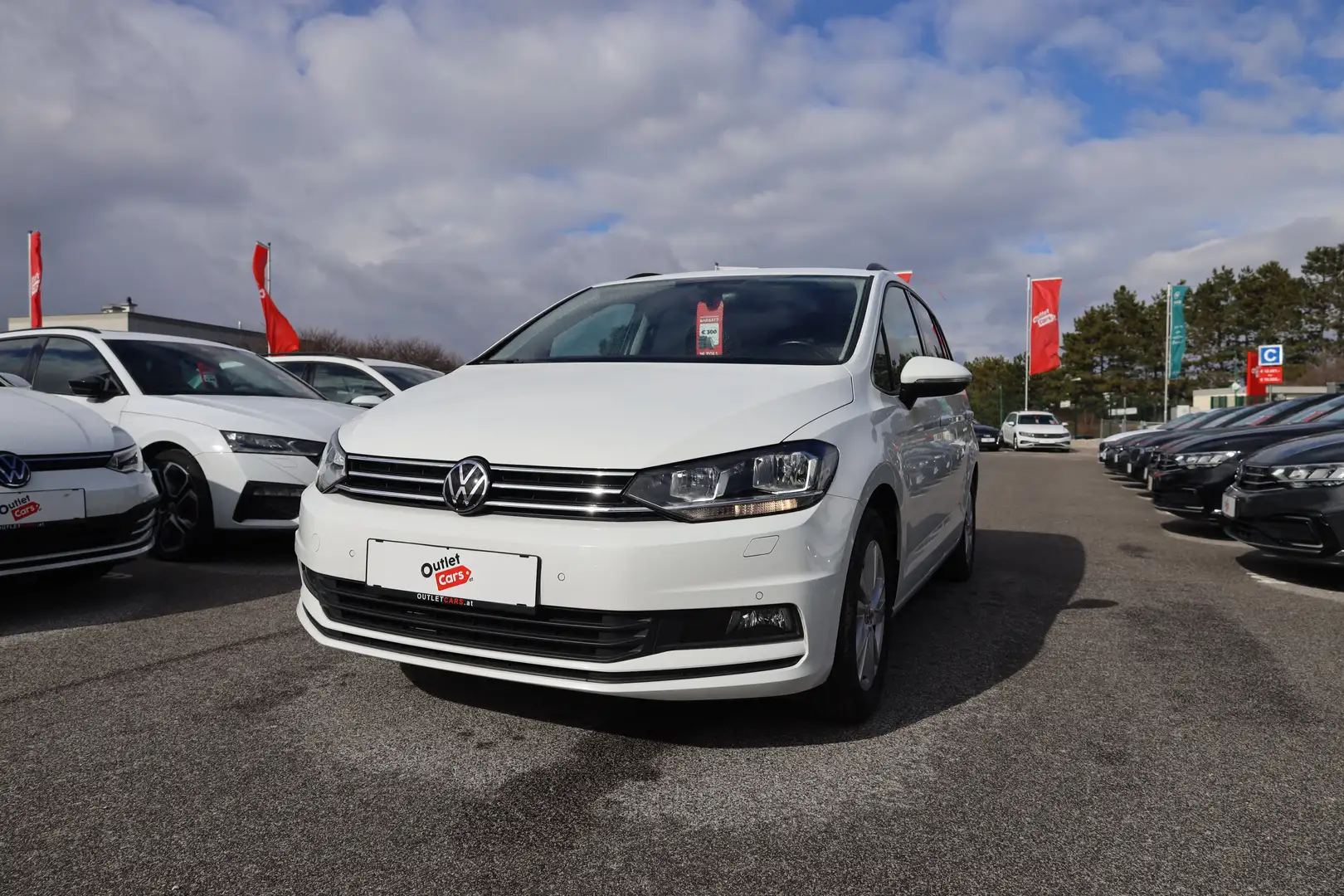 Volkswagen Touran 2.0 TDI DSG Comfortline AHK+LED+NAVI+RFK Weiß - 2
