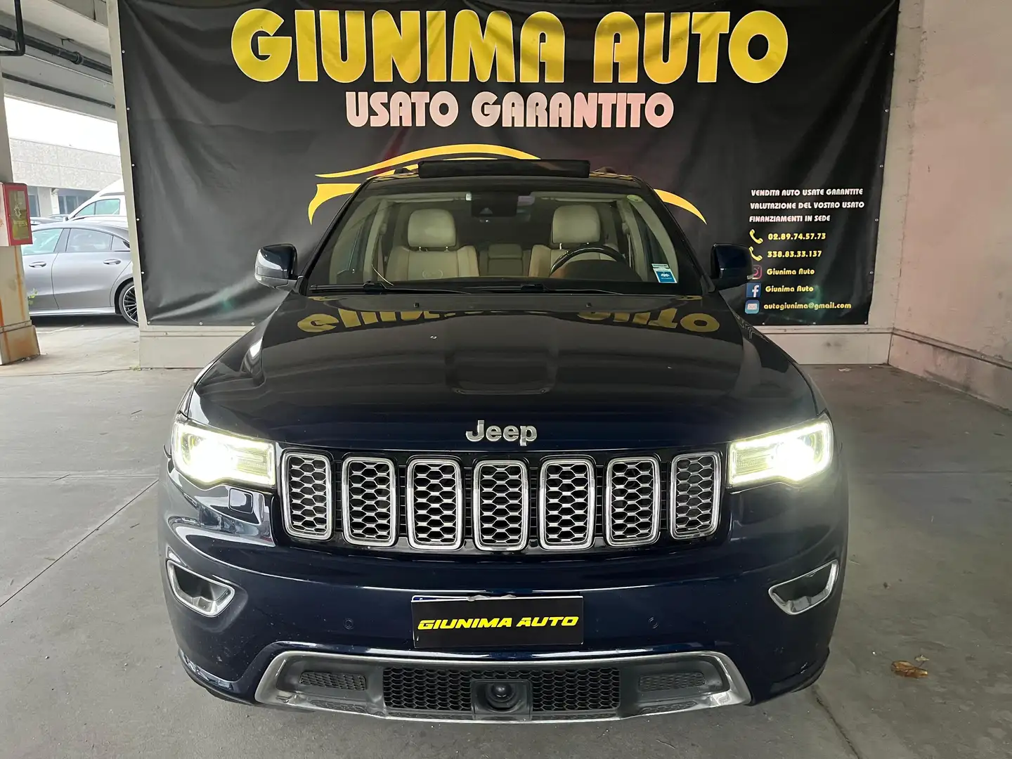Jeep Grand Cherokee GANCIO TRAINO - Grand Cherokee 3.0 Overland 250cv Bleu - 2