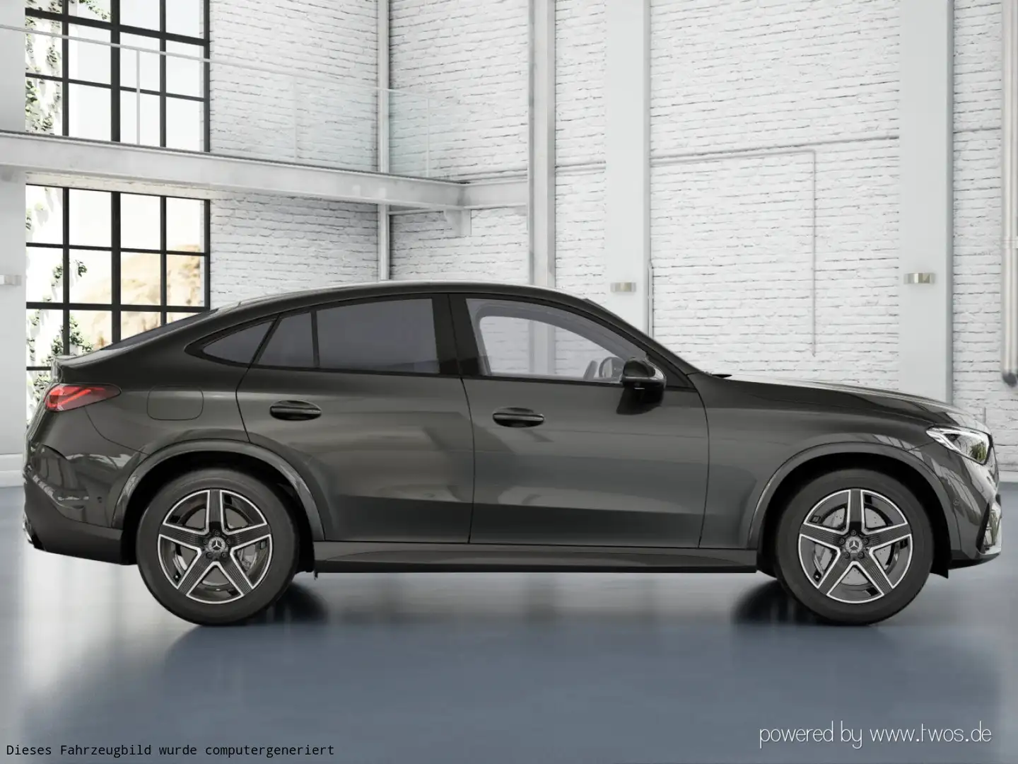 Mercedes-Benz GLC 300 GLC 300 de 4M Coupé AMG°EDITION°AHK°ADV+°360° Gris - 2