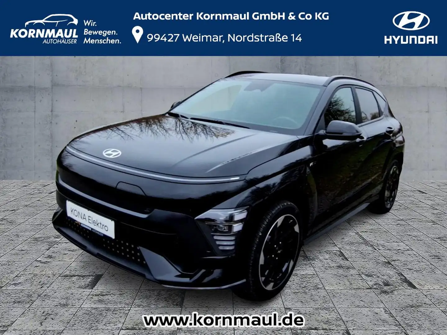 Hyundai KONA Elektro N-LINE 65,4 kWh (218 PS) Sportpaket Negro - 1