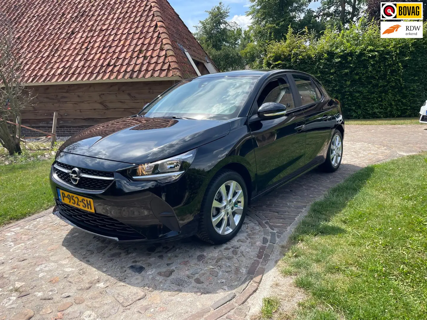 Opel Corsa 1.2 Edition-BTW-1 eigenaar-Navigatie-LMV- Noir - 1