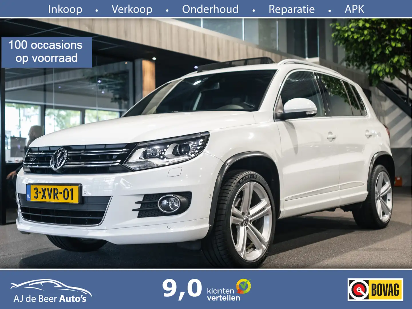 Volkswagen Tiguan 1.4 TSI R-Line Edition Panorama | Trekhaak | Navig Wit - 1