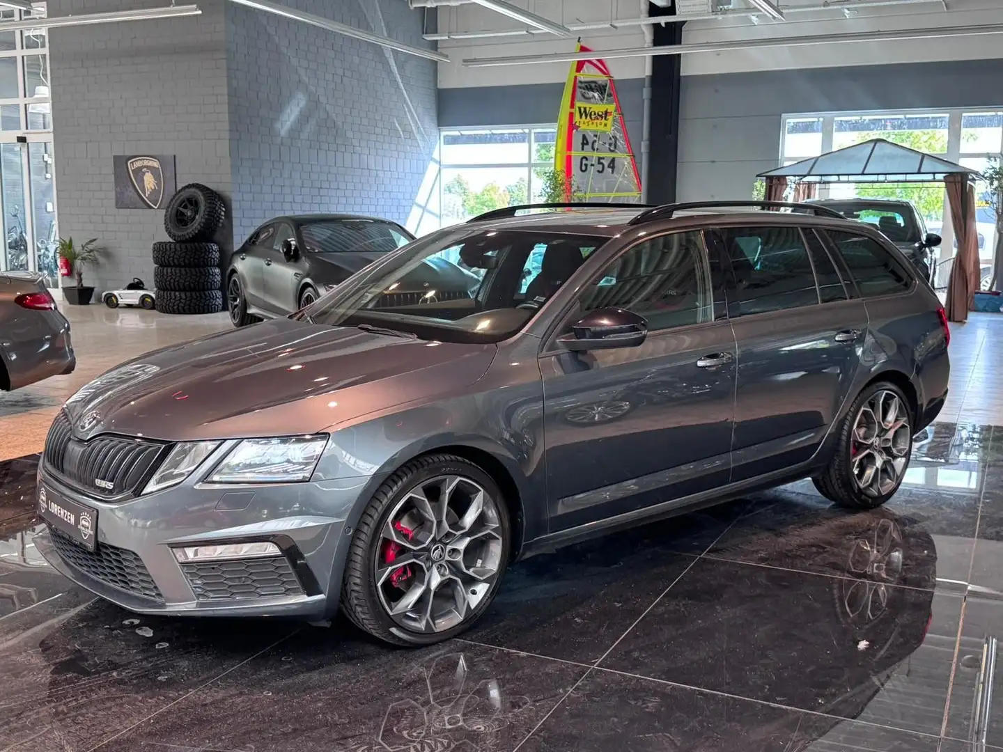 Skoda Octavia Combi RS DSG ACC DCC Kamera Kessy LED Grau - 1