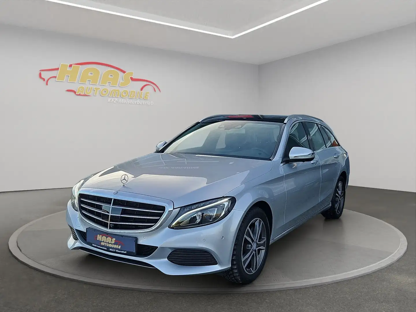 Mercedes-Benz C 200 C T-Modell C 200 T d G-Tronic Plus *AHK* Silber - 1