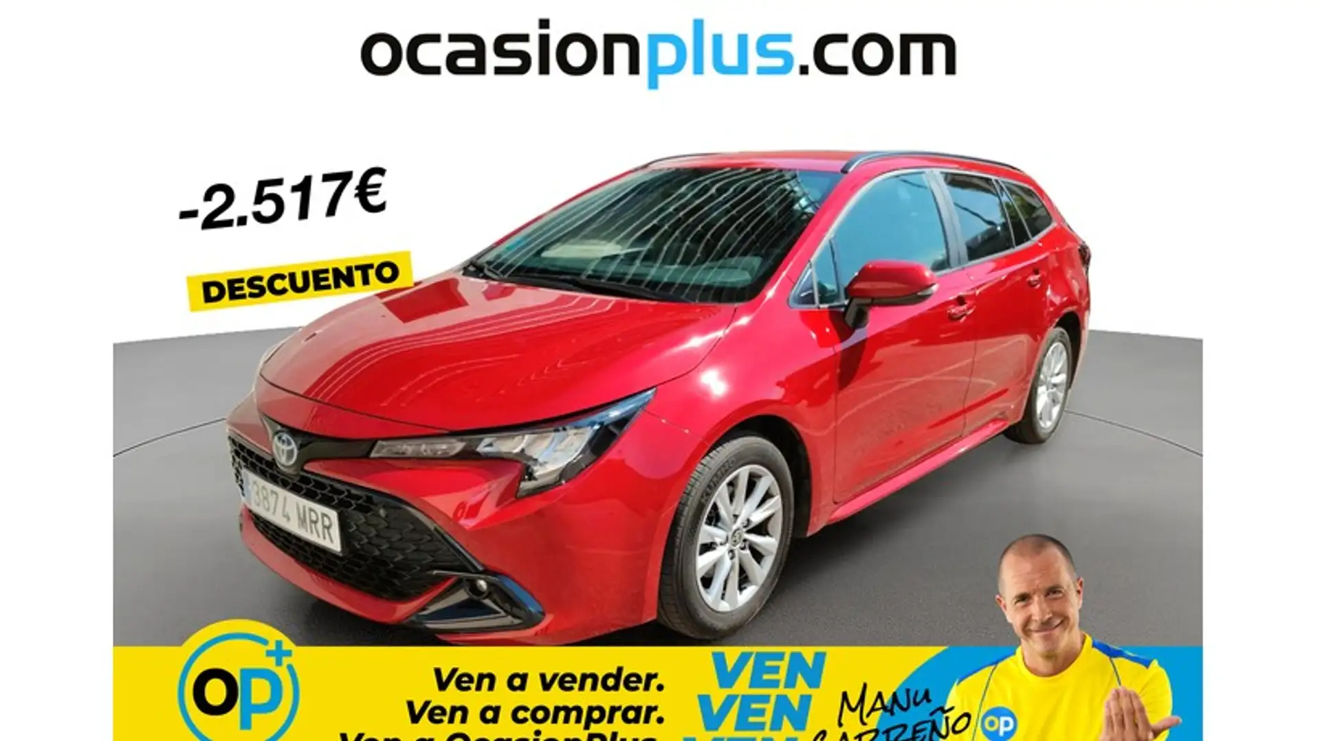 Toyota Corolla Touring Sports 140H Active Plus Rojo - 1