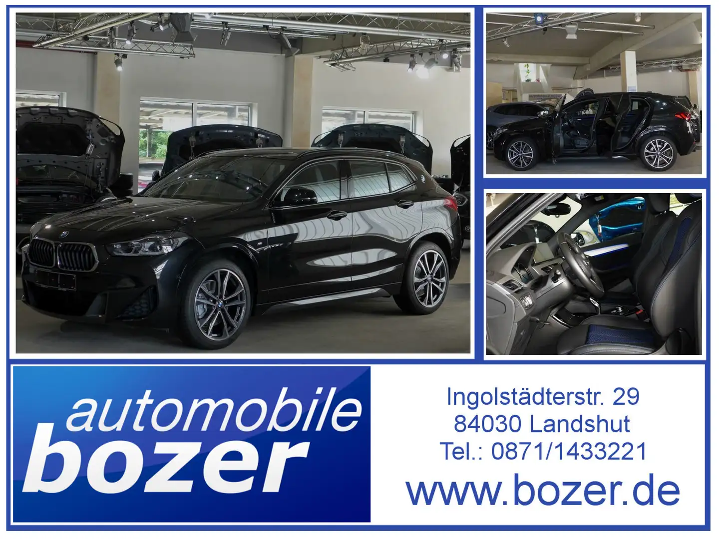 BMW X2 20dxDrive M Sport Navi Groß,AHK,HUD,Kamera Schwarz - 1
