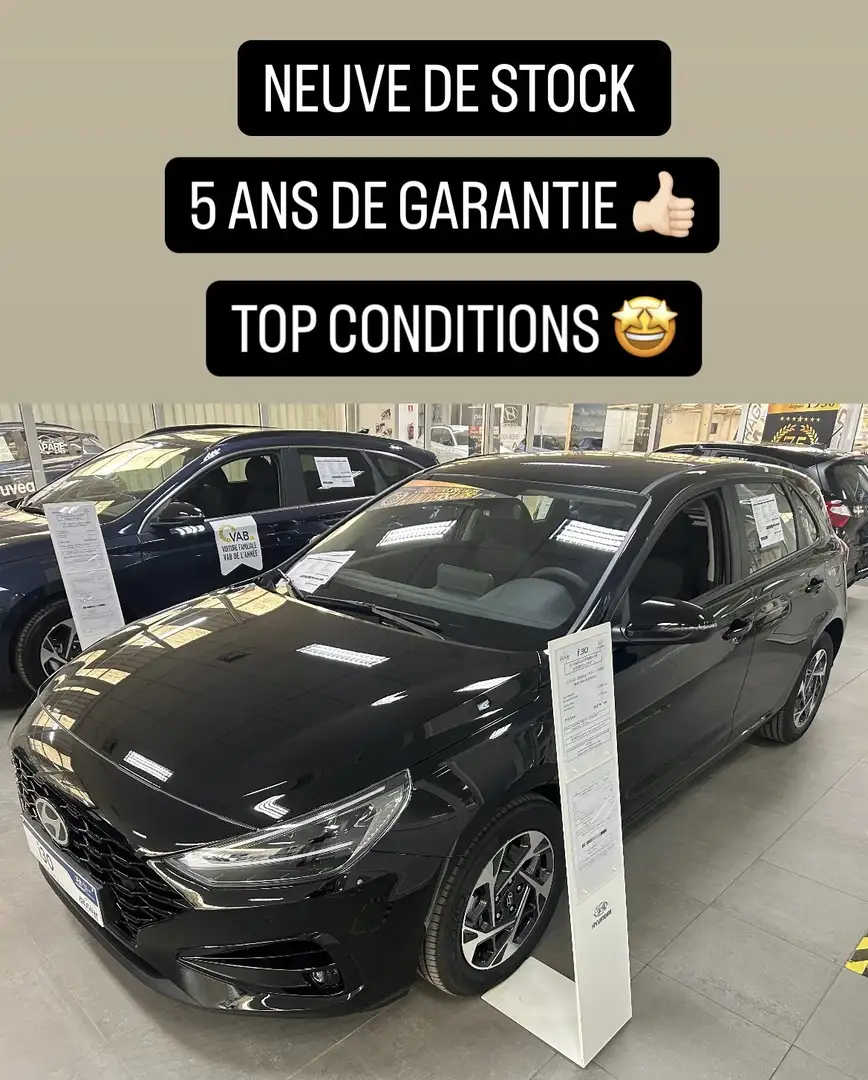 Hyundai i30 TWIST 1.0 T-GDi 100CV - NEUVE DE STOCK - 0 Km Zwart - 2