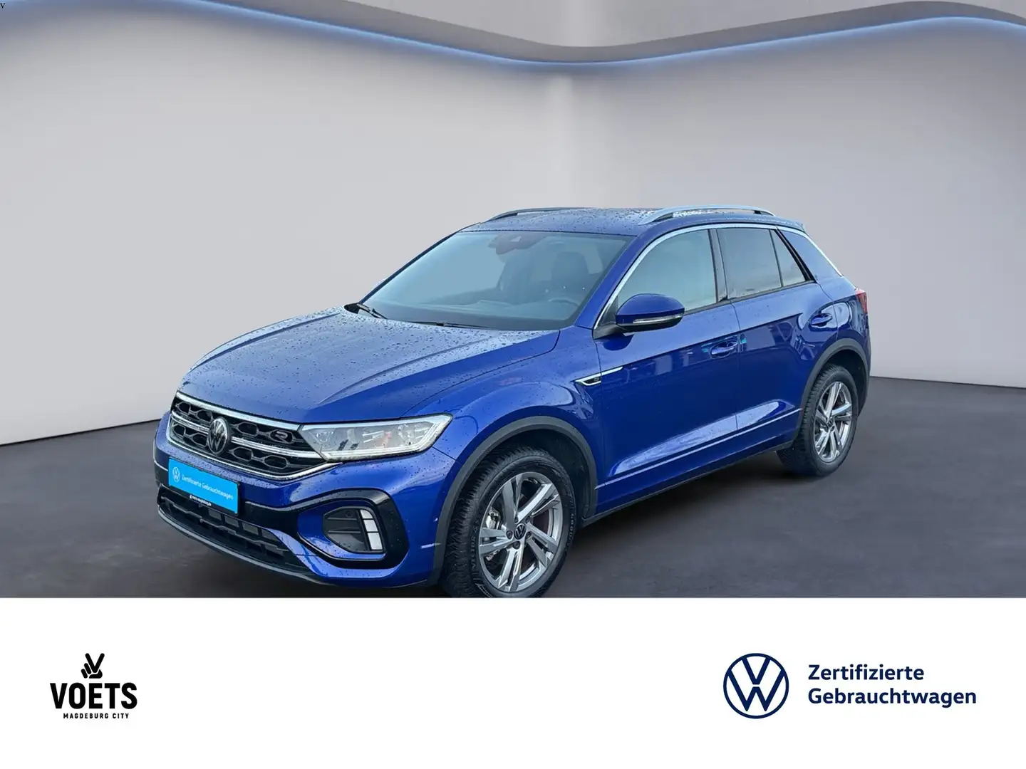 Volkswagen T-Roc 1,5 TSI R-Line DSG+KAM+NAVI+LED Azul - 1