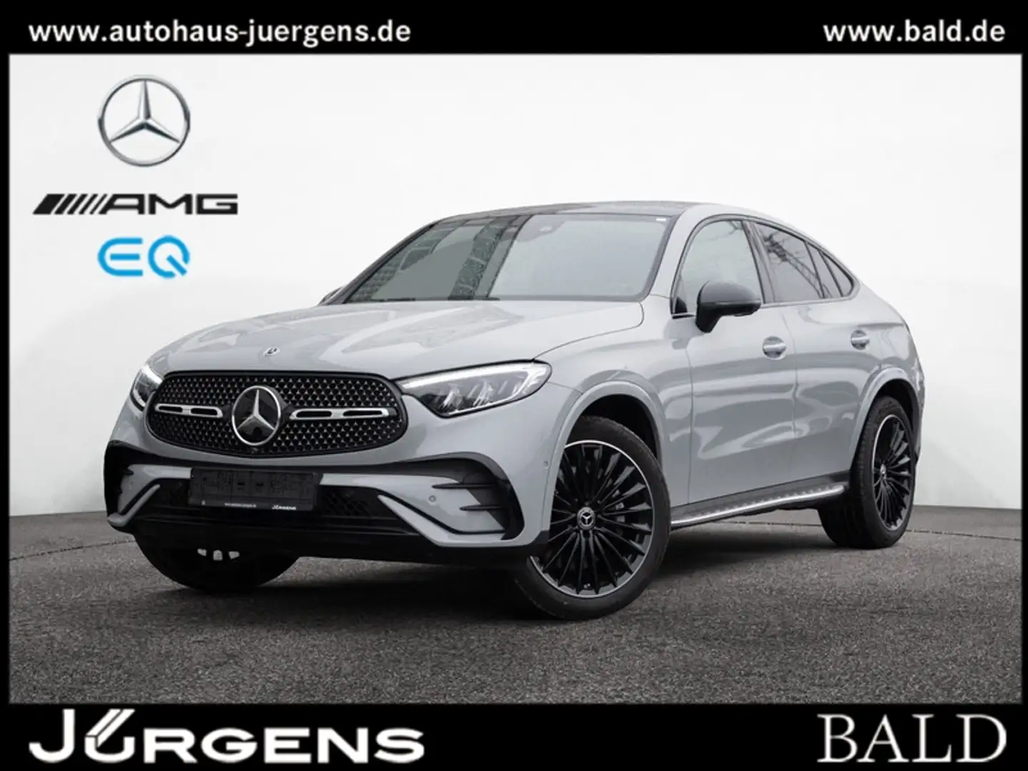 Mercedes-Benz GLC 300 d 4MATIC Coupé AMG-Sport+Burm+Pano+Distr Grau - 1