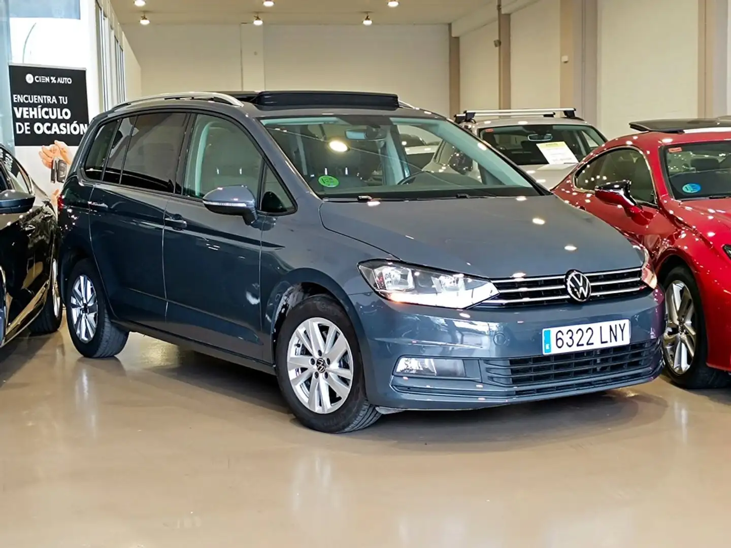 Volkswagen Touran 1.4 TSI BMT Advance 110kW Gris - 2