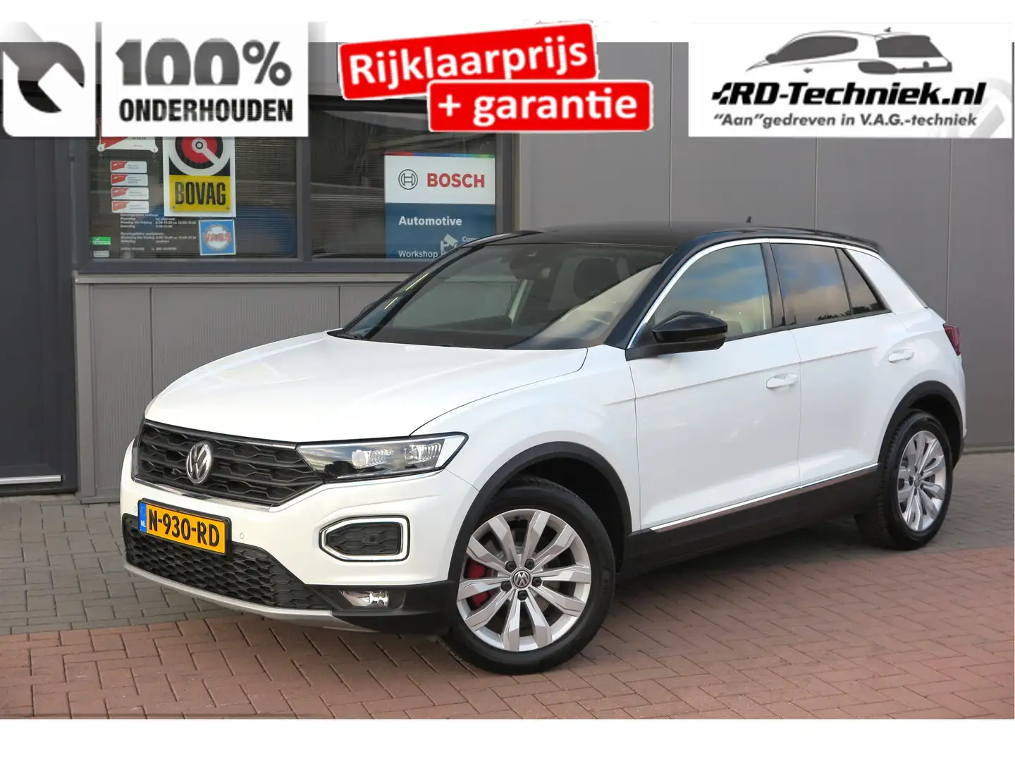 Volkswagen T-Roc 2.0 TSI 190pk DSG 4Motion Sport , Virtual cockpit Bianco - 1