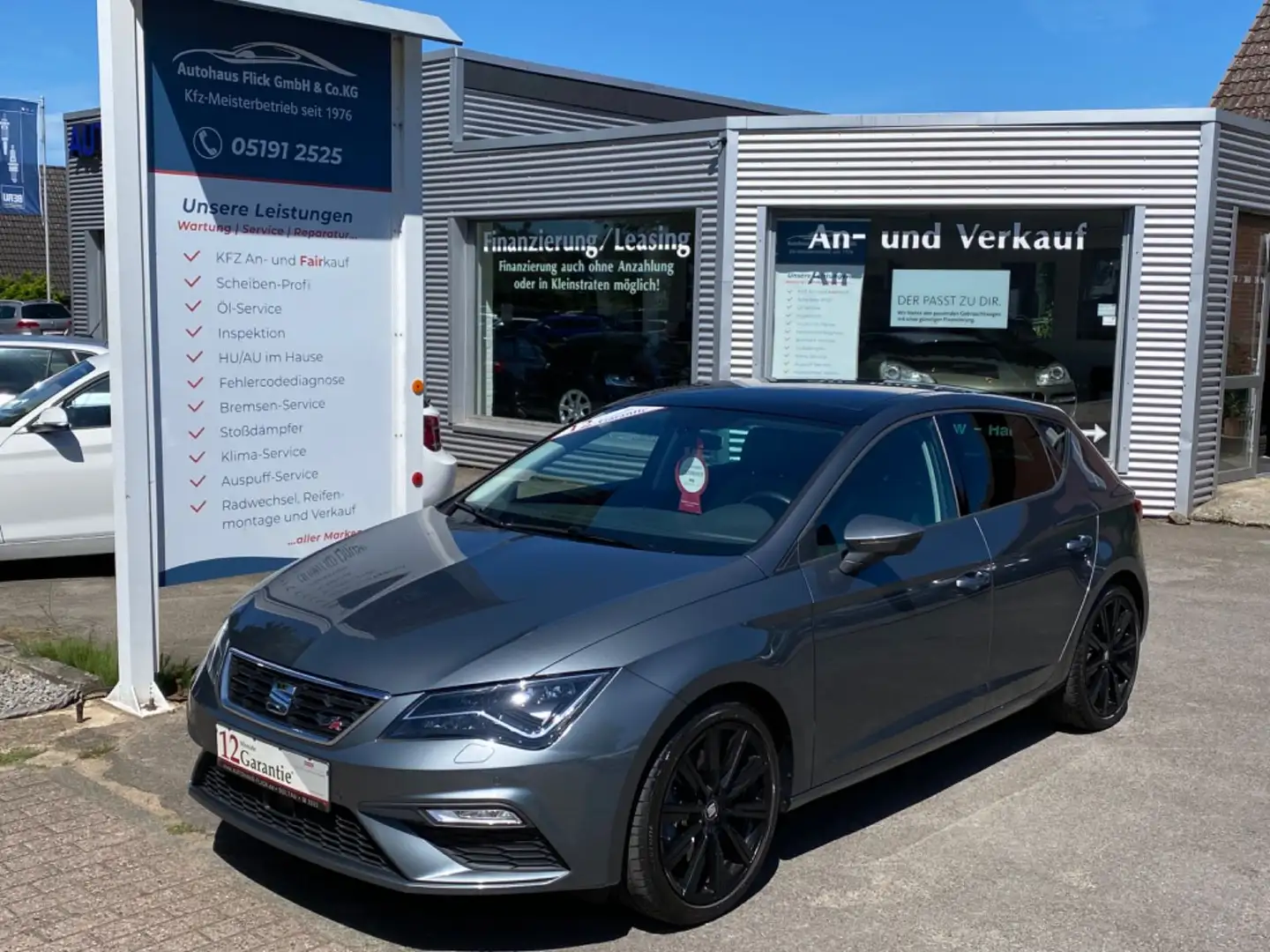 SEAT Leon FR/Leder/Navi/Rückfahrk./Keyless/Automatik Grijs - 1