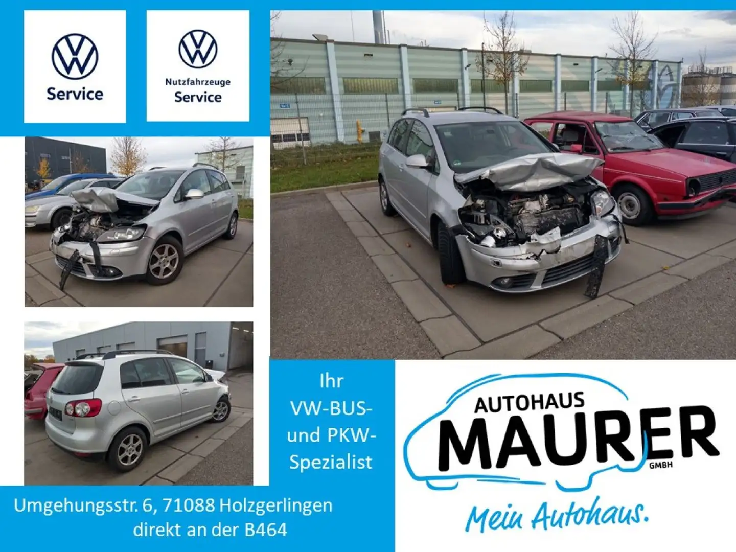 Volkswagen Golf Plus 1,4 TSI United AHK Sitzheizung Tempomat Silber - 1