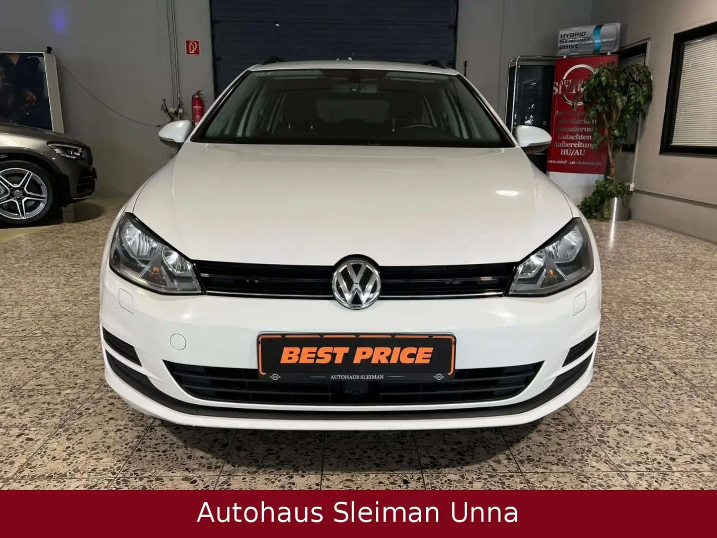 Volkswagen Golf VII Variant Trennlinie 1,6TDI/Navi/Klima Weiß - 2