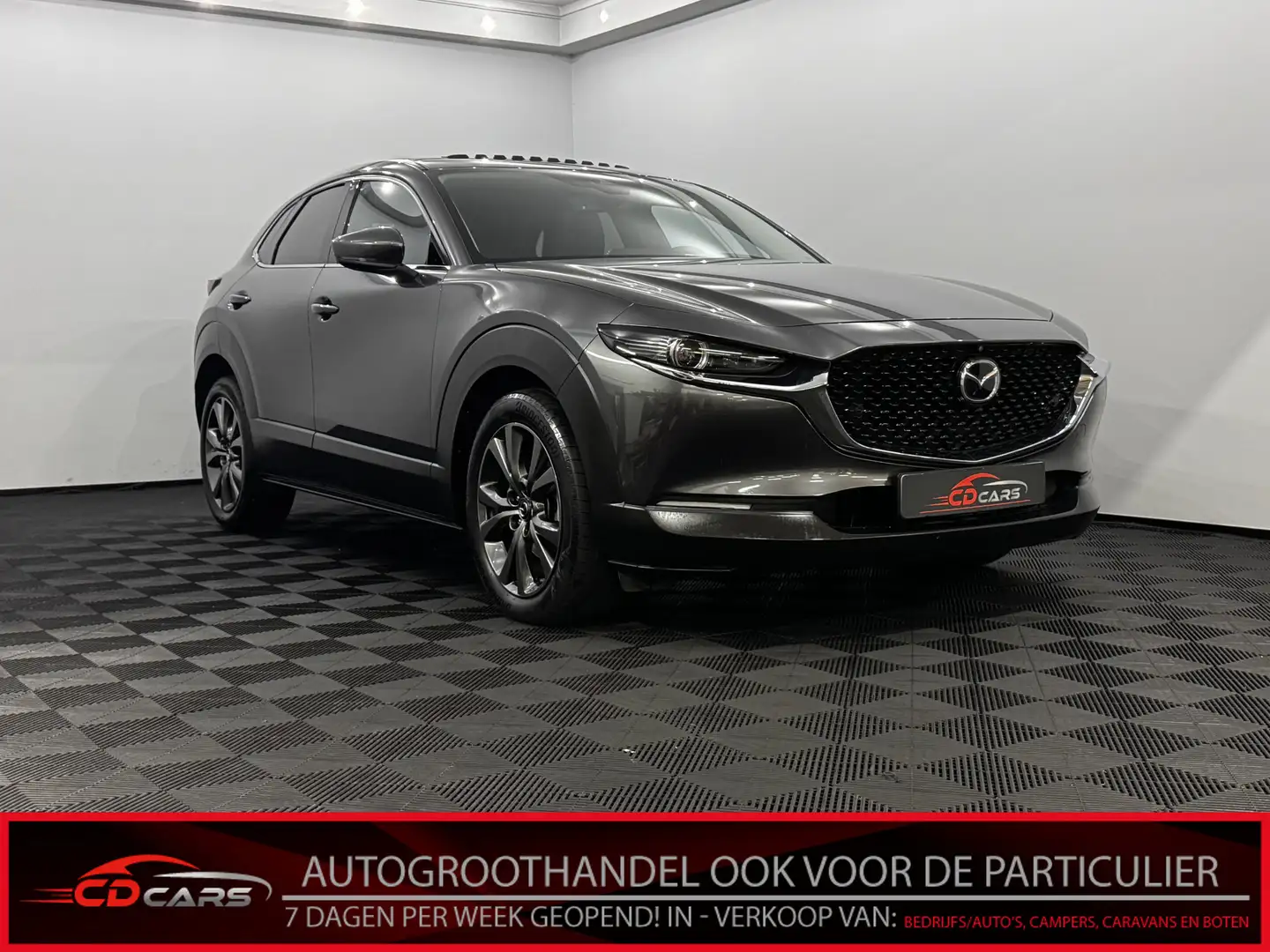 Mazda CX-30 2.0 e-SkyActiv-X M Hybrid Luxury Schuifdak, Leder, Grijs - 1