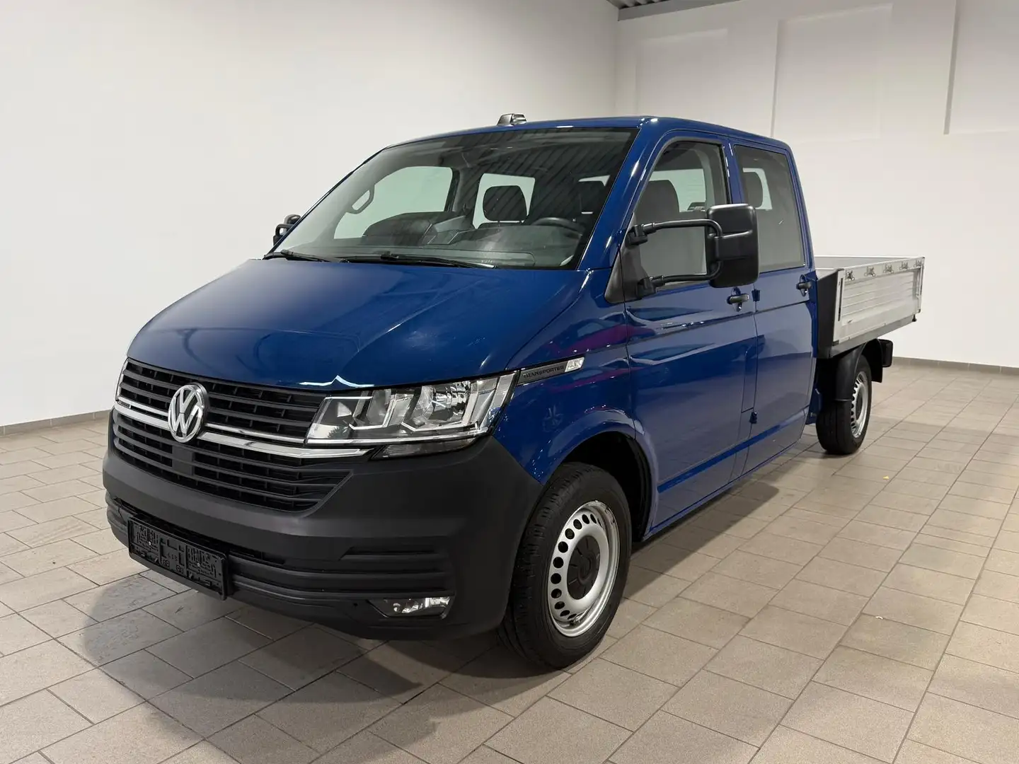 Volkswagen T6.1 Transporter T6.1 Pritsche-Doka(6-Si),4Motion,Diff.Sperre,AHK Bleu - 1