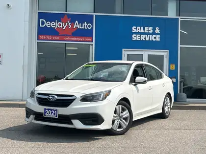 White 2021 Subaru Legacy Convenience AWD Sedan Continuously Variable Transmission