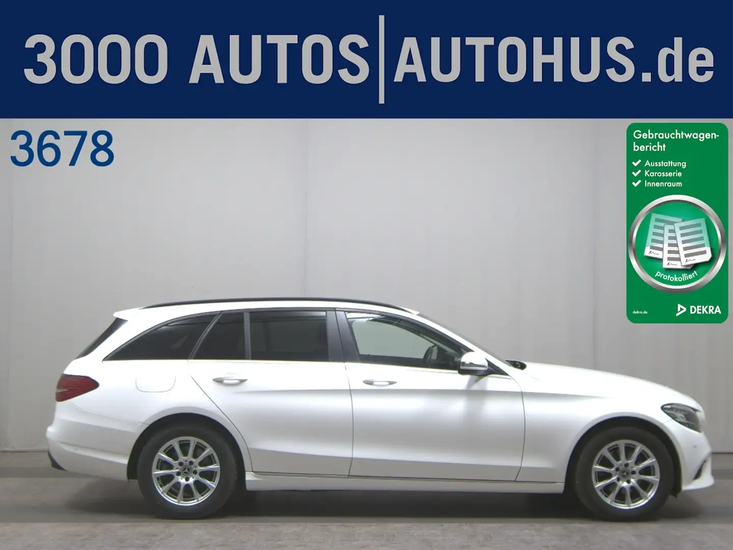 Mercedes-Benz C 200 T d Navi LED StandHzg PDC SHZ White - 1
