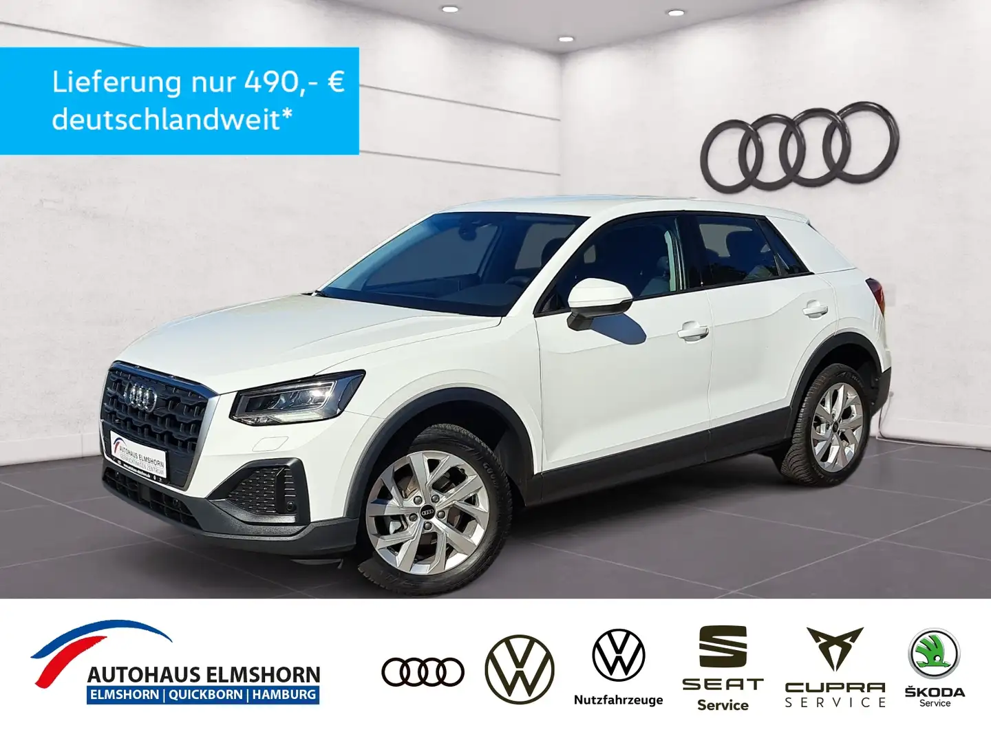 Audi Q2 35 TFSI NAV KAM ACC PDC GJ-REIF APP SHZ Weiß - 1